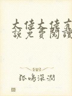 大佬大佬有趣小说免费阅读最新章节封面