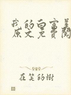 我的白富美老婆原文免费阅读