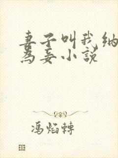 妻子叫我纳女儿为妾小说
