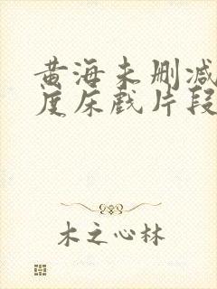 黄海未删减大尺度床戏片段