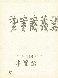 沈安安萧渊小说免费阅读无弹窗