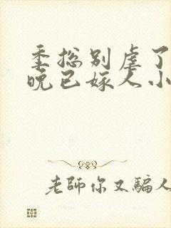 季总别虐了,舒晚已嫁人小说