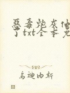 恶毒炮灰他不活了txt全本免费阅读