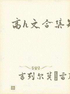 高h文合集短篇