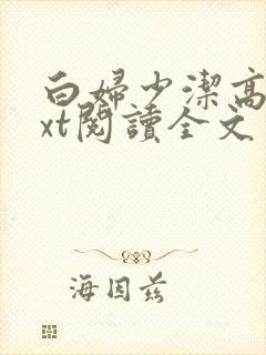 白妇少洁高义txt阅读全文