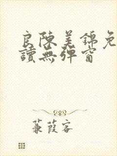 良陈美锦免费阅读无弹窗