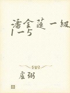 潘金莲一级淫片1一5