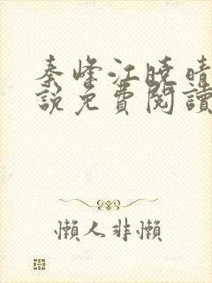 秦峰江晓晴的小说免费阅读秦峰胡佳芸