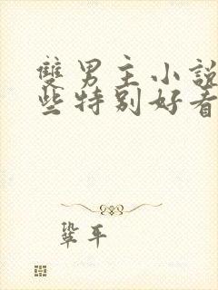 双男主小说有哪些特别好看