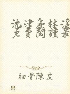 沈津年林溪小说免费阅读最新章节封面