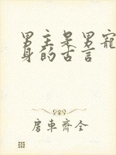 男主是男宠被虐身的古言