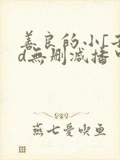 善良的小[子hd无删减播中文