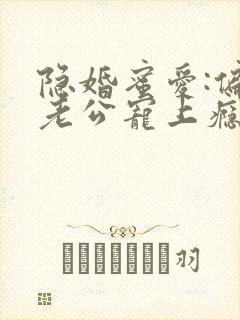 隐婚蜜爱:偏执老公宠上瘾 小说