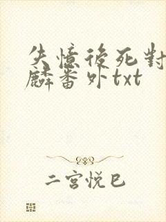 失忆后死对头祝麟番外txt