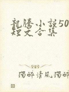 龙腾小说500短文合集