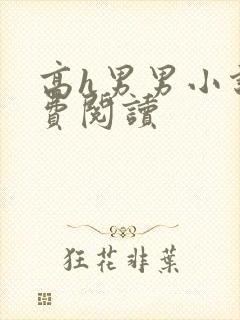 高h男男小说免费阅读封面