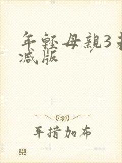 年轻母亲3未删减版