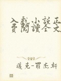 入戏小说正版免费阅读全文无弹窗