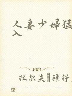 人妻少妇猛烈进入