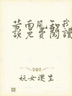 若南风知我意小说免费阅读无弹窗