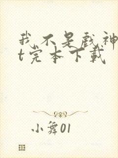 我不是戏神txt完本下载