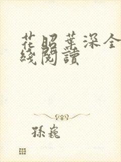 花昭叶深全文在线阅读封面