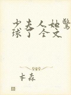 少夫人她惊艳全球了 全文