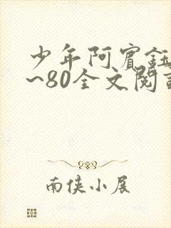 少年阿宾钰慧1~80全文阅读目录