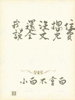 我还没摁住她小说全文免费阅读无弹窗