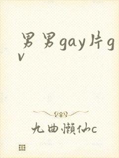 男男gay片gv