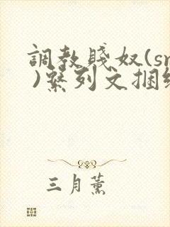 调教贱奴(sm )系列文捆绑封面