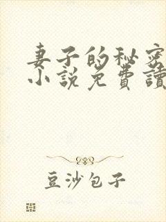 妻子的秘密吴双小说免费读