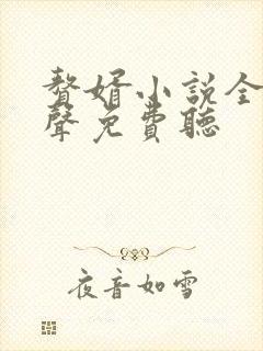 赘婿小说全集有声免费听