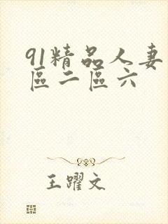 91精品人妻一区二区六封面