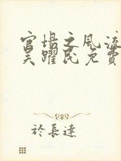 官场之风流医少吴跃民免费阅读