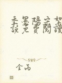 季墨阳宋絮晚小说免费阅读全文最新章节封面