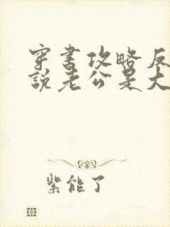 穿书攻略反派小说老公是大佬