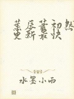 叶辰萧初然免费更新最快