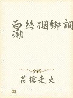 白丝捆绑调教高潮