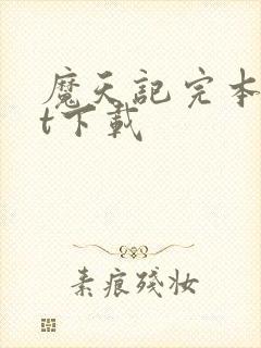 魔天记完本txt下载