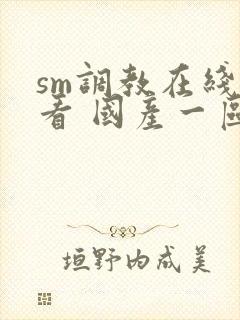 sm调教在线观看 国产一区