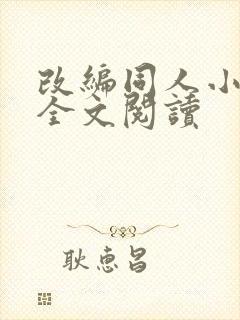 改编同人小说h全文阅读