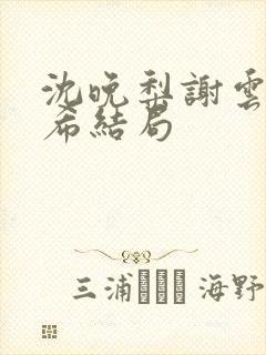 沈晚梨谢云迟叶希结局