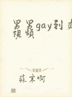 男男gay到爽视频