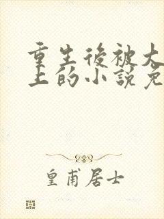 重生后被大佬缠上的小说免费阅读