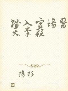 踏入官场医道问天李毅封面