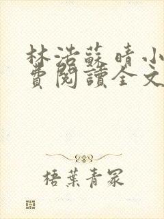 林浩苏晴小说免费阅读全文最新章节