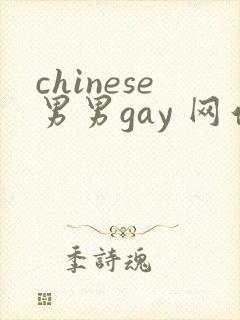 chinese男男gay 网站