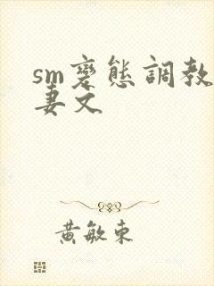 sm变态调教人妻文