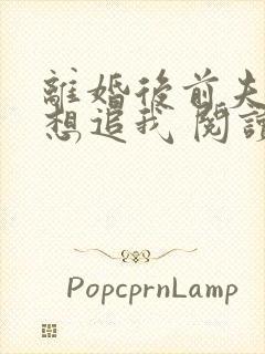 离婚后前夫总是想追我 阅读